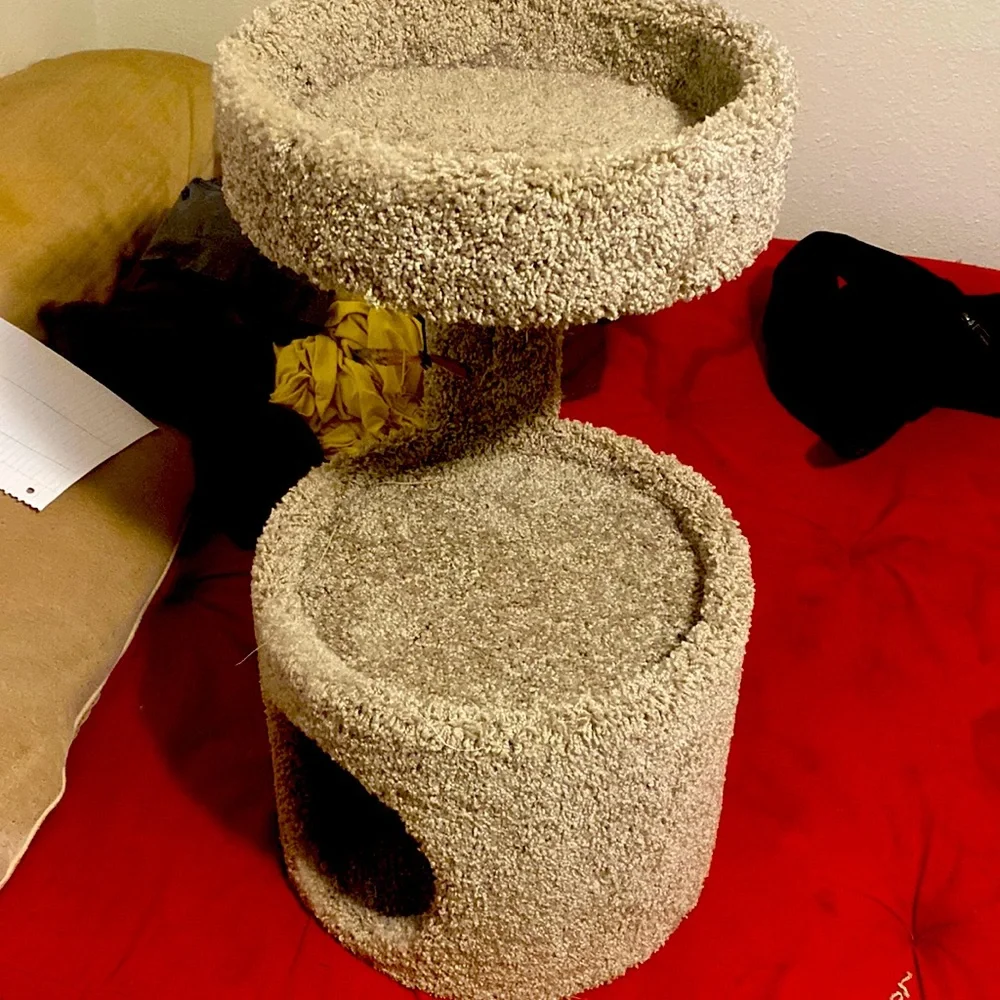 A small cat tree